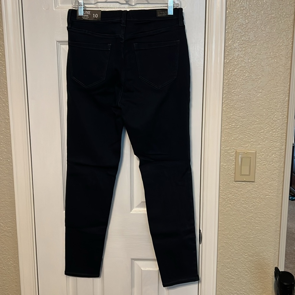 Nicole Miller Luxe Soho High Rise Skinny Jeans. Size 10. NWT - Picture 2 of 5
